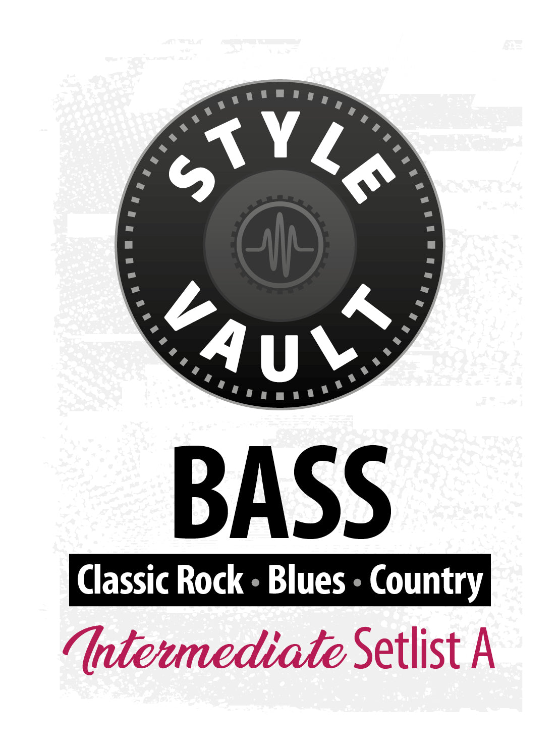 Classic Rock, Blues, Country - Intermédio | Conjunto de Repertório Vault de Estilos de Baixo A