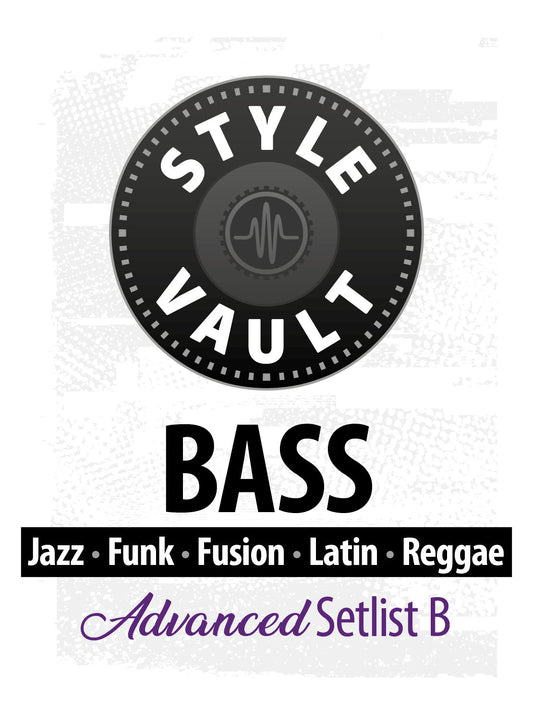 Jazz, Funk, Fusion, Latin, Reggae - Avançado | Repertório B do Tesouro de Estilos de Baixo