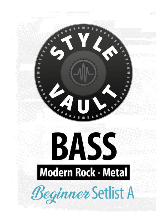 Rock Moderno, Metal - Principiante | Repertório do Bass Style Vault A