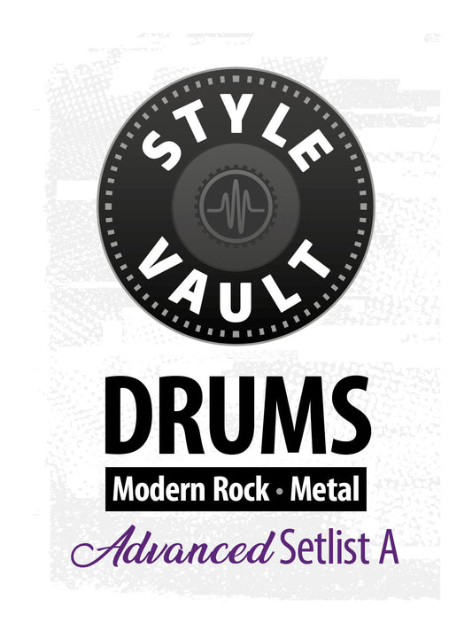 Modern Rock, Metal - Avançado | Drums Style Vault Setlist A