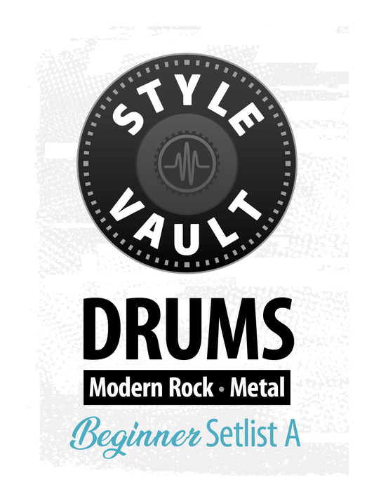 Rock Moderno, Metal - Principiante | Bateria Style Vault Setlist A