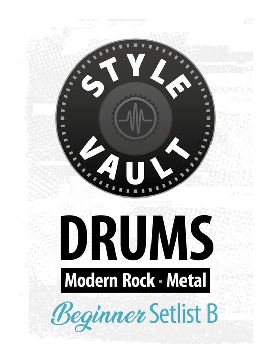 Rock Moderno, Metal - Principiante | Bateria Style Vault Setlist B